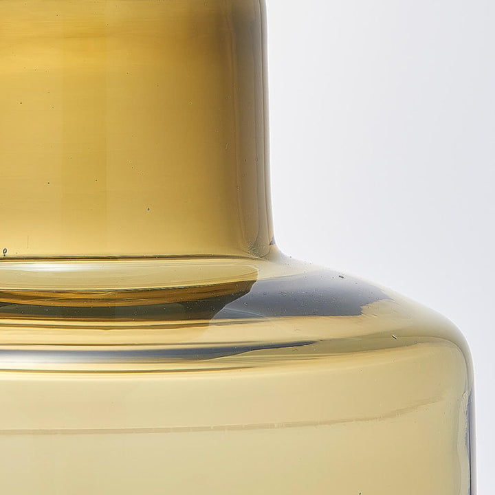 花瓶 DGボトルベース 直径15×高さ15cm フォレストグリーン ガラス -6