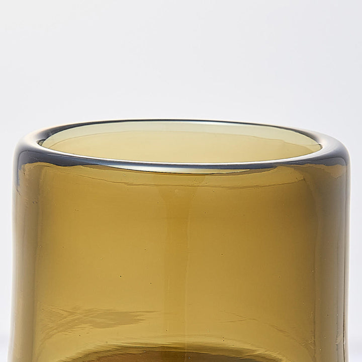 花瓶 DGボトルベース 直径15×高さ15cm フォレストグリーン ガラス -7