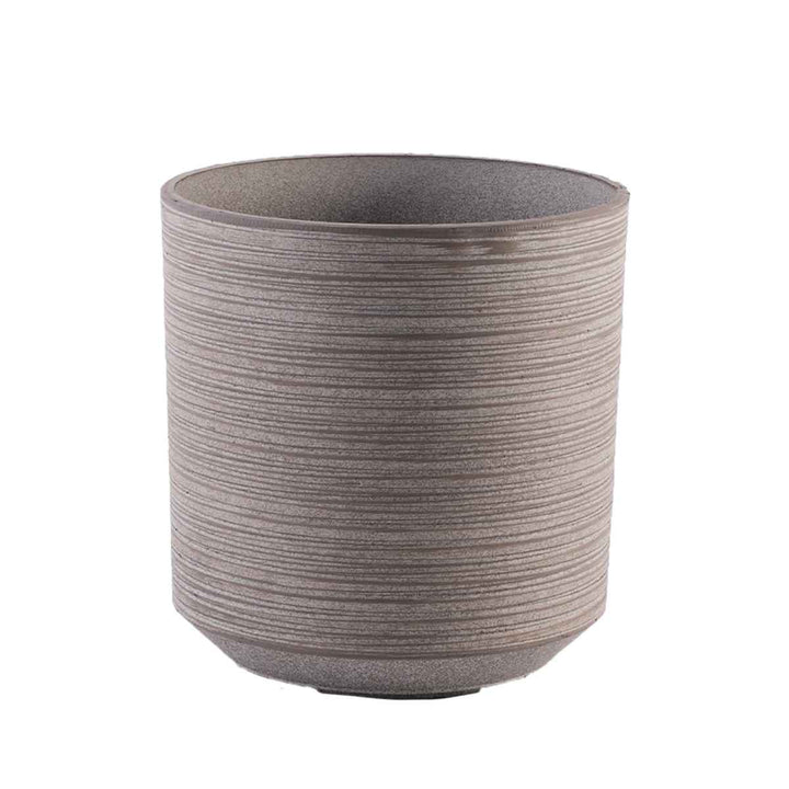植木鉢 FR円柱ラスティックジンジャー 直径21×高さ21cm -1