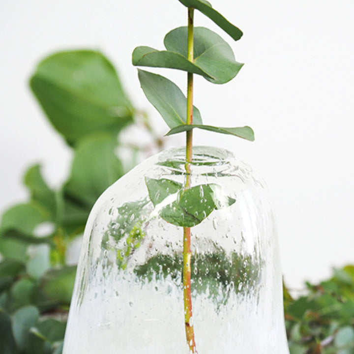 花瓶 DGマコベース 幅11.5×奥行7.5×高さ20cm クリアホワイト ガラス -14