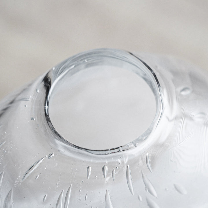 花瓶 DGマコベース 幅11.5×奥行7.5×高さ20cm クリアホワイト ガラス -17