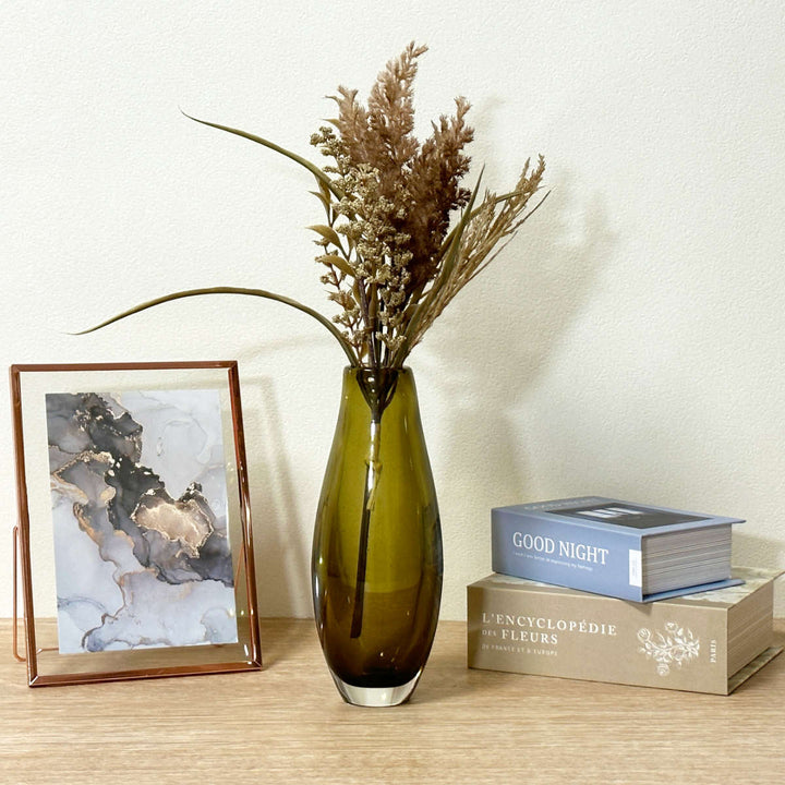 花瓶DGガラススリムベース直径7×高さ18cmガラス