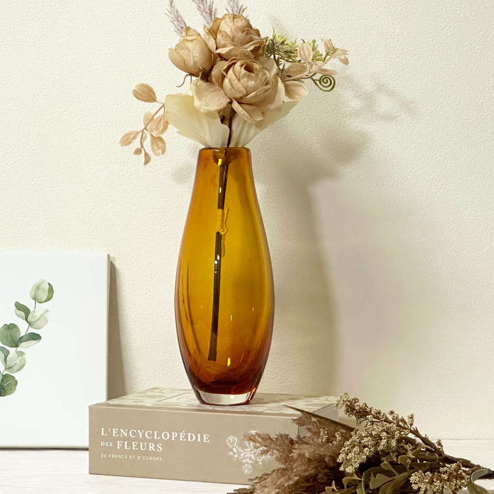 花瓶DGガラススリムベース直径7×高さ18cmガラス