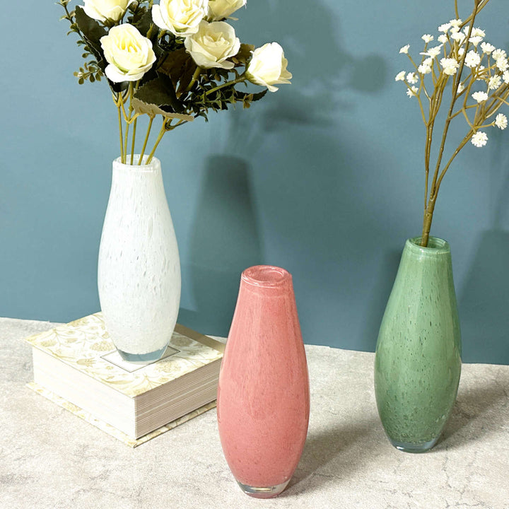 花瓶DGガラススリムベース直径7×高さ18cmガラス