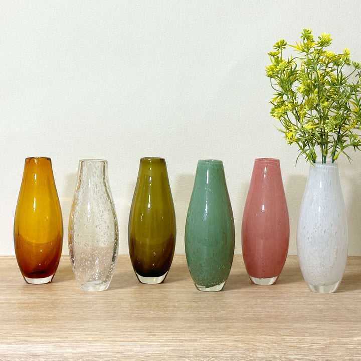 花瓶DGガラススリムベース直径7×高さ18cmガラス