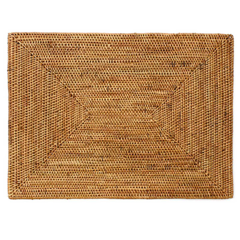 ランチョンマット 40×30cm 大 長方形 編み ケタ -1