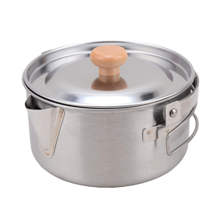 アウトドア用ケトル 1L マルチキャンプケトル袋付 プリグレース -4