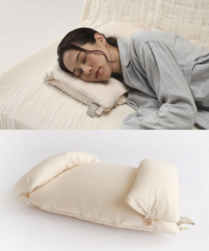 ラパンピロー&カバーsafoオーガニック綿100％