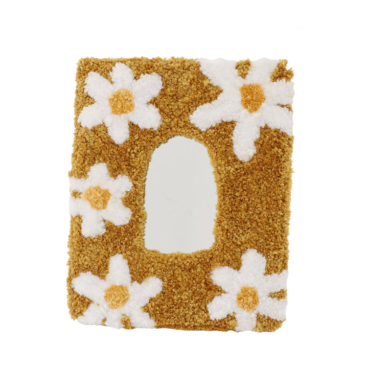 タフティングミラー ピュアデイジー 20×25cm スタンドミラー 卓上 -5