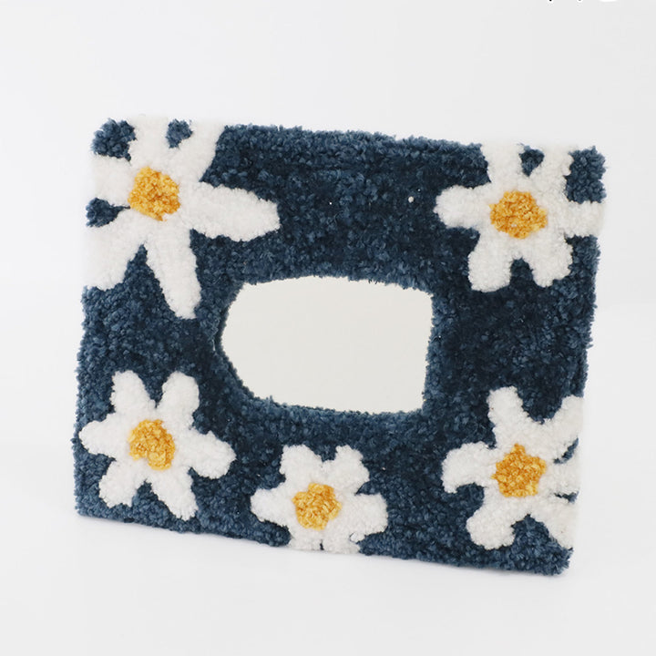 タフティングミラー ピュアデイジー 20×25cm スタンドミラー 卓上 -8