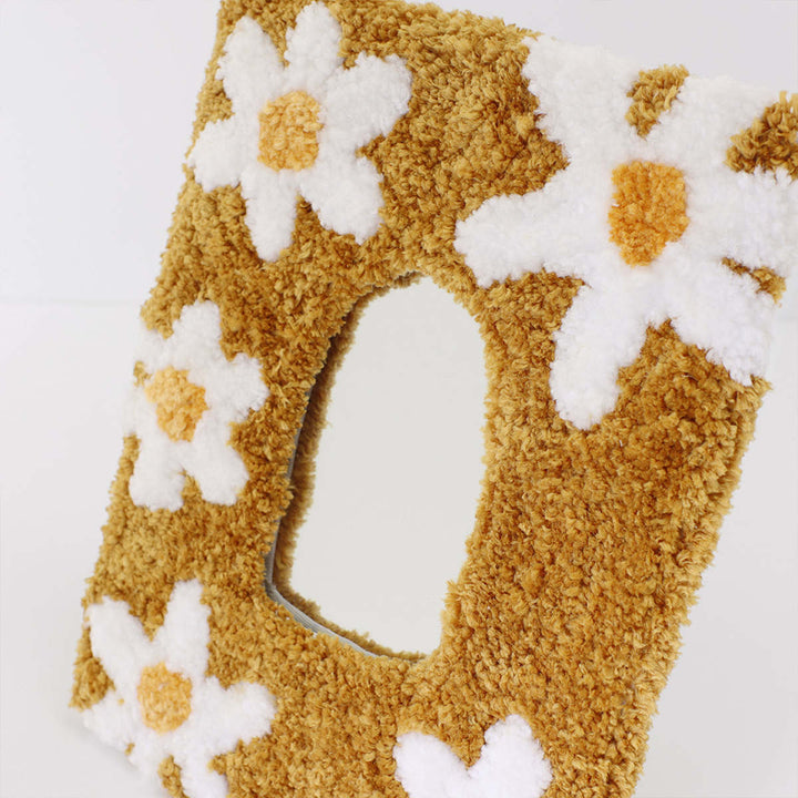 タフティングミラー ピュアデイジー 20×25cm スタンドミラー 卓上 -10