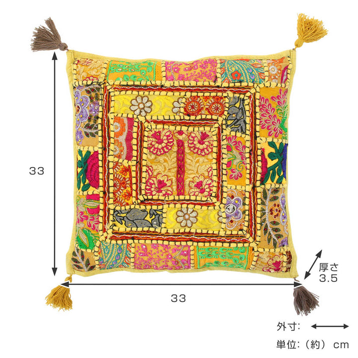 チェアパッド カンバディアパッチ SQチェアパッド 33×33cm 四角 -6