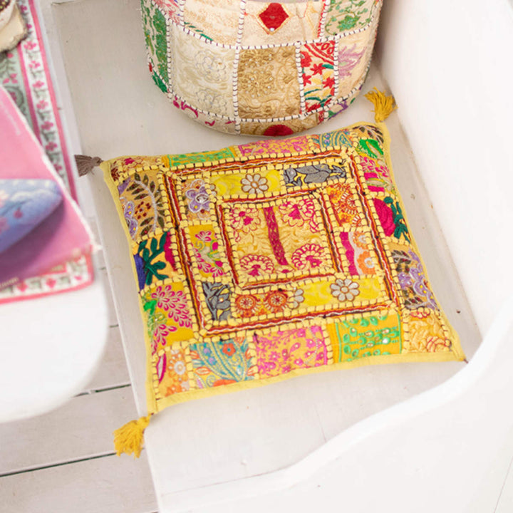 チェアパッド カンバディアパッチ SQチェアパッド 33×33cm 四角 -8