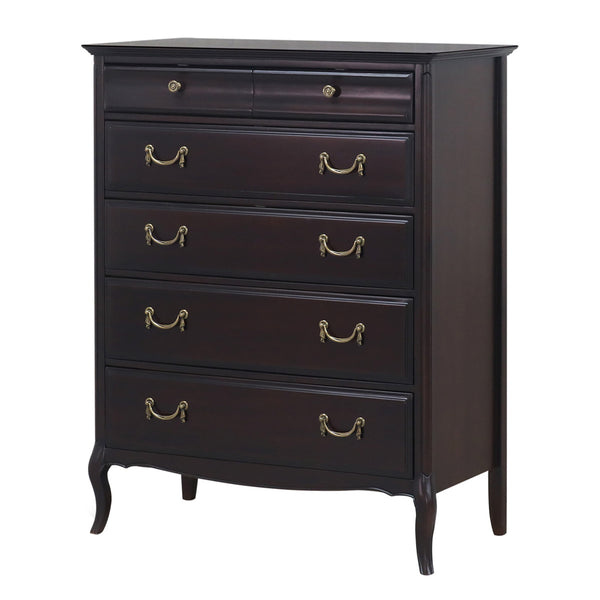 チェスト 5段 クラシック調 猫脚 ミラーナ 幅80cm