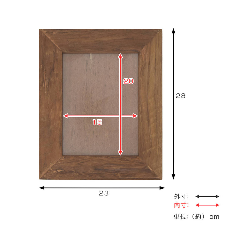 フォトフレーム SW-61 ウッドフォトフレーム 壁掛け 木製 -4