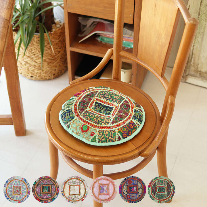 チェアパッド カンバディアパッチ 直径33cm -2