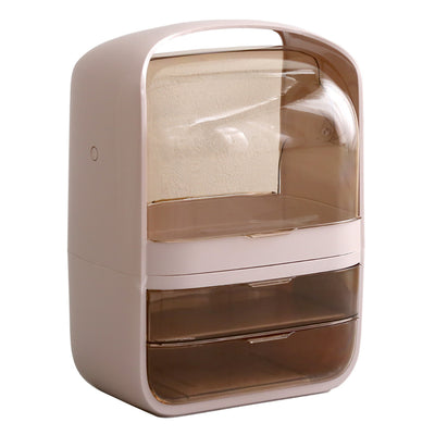 コスメボックス 中身が見やすい 引き出し付き