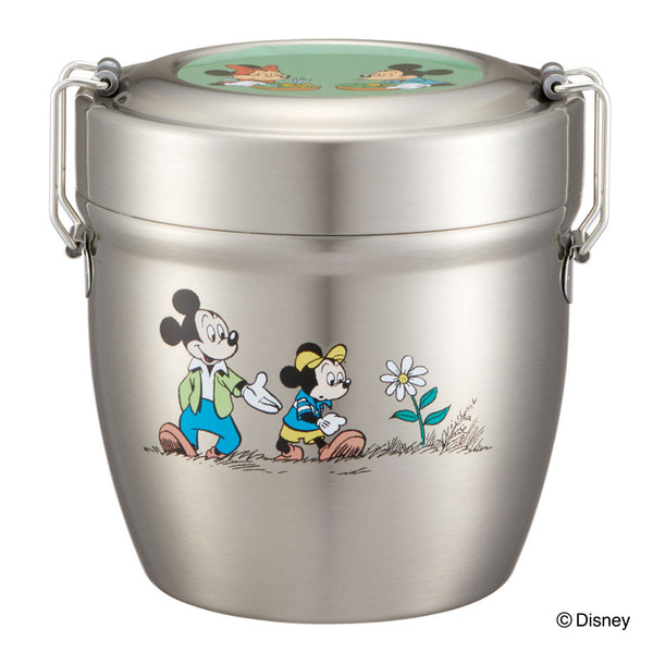 弁当箱 保温 丼 抗菌 550ml 真空ステンレス 保温弁当箱 ミッキーマウス グリーンワールド