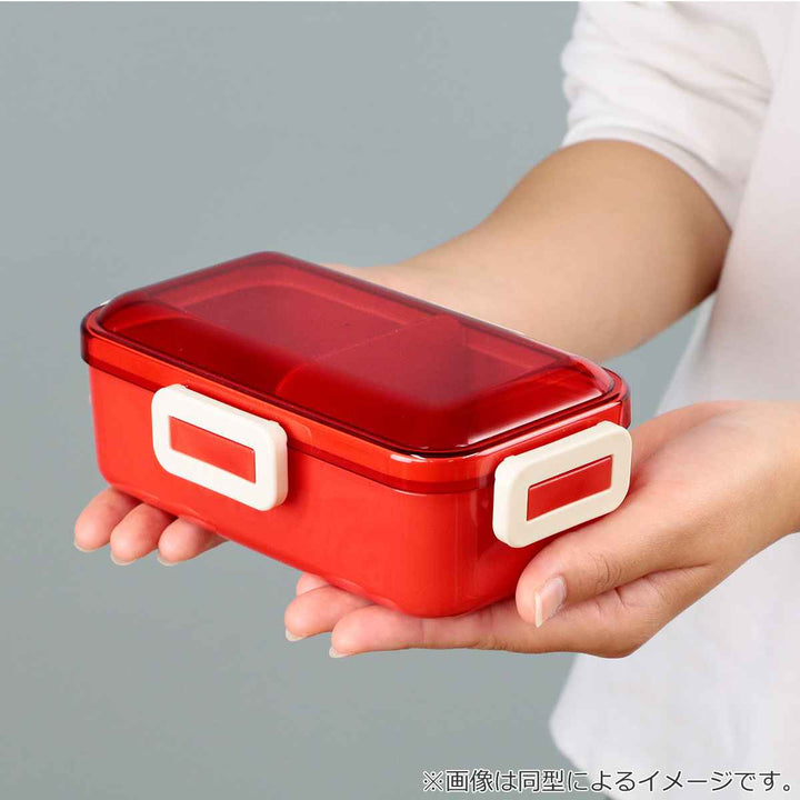 弁当箱 1段 530ml 抗菌 ふわっと ピーナッツ カラーズ -5