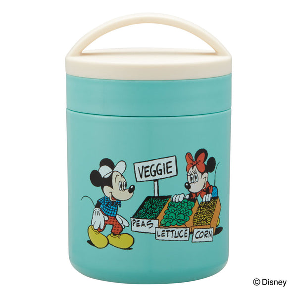 弁当箱300mlスープジャー抗菌保温保冷デリカポットミッキー＆ミニーグリーンワールド