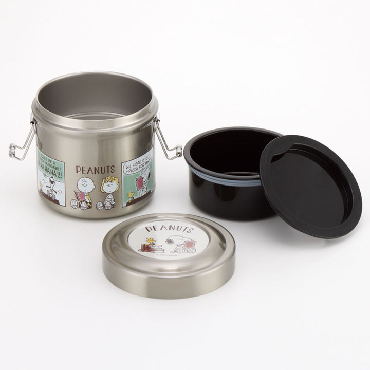 弁当箱 保温 抗菌 600ml 真空ステンレス 保温弁当箱 ピーナッツ コミック -14