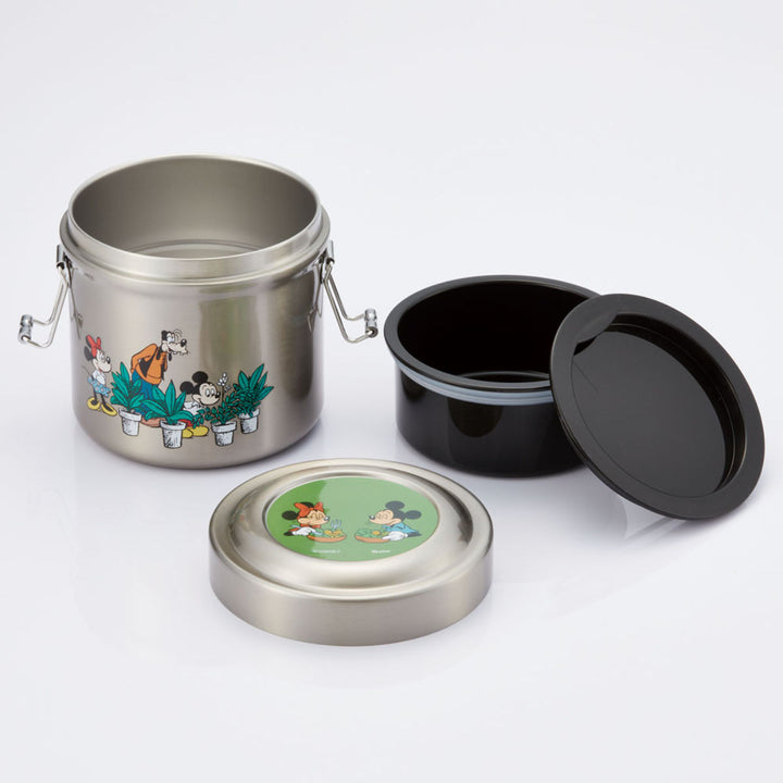 弁当箱 保温 抗菌 600ml 真空ステンレス 保温弁当箱 ミッキーマウス グリーンワールド -14