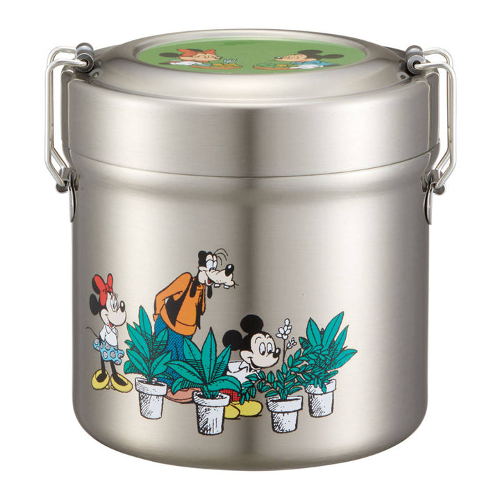 弁当箱 保温 抗菌 600ml 真空ステンレス 保温弁当箱 ミッキーマウス グリーンワールド -17