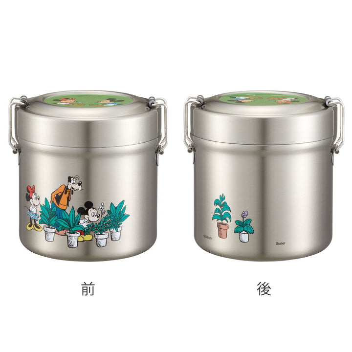弁当箱 保温 抗菌 600ml 真空ステンレス 保温弁当箱 ミッキーマウス グリーンワールド -4