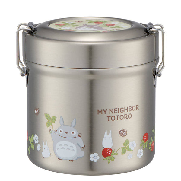 弁当箱 保温 抗菌 600ml 真空ステンレス 保温弁当箱 となりのトトロ 木苺