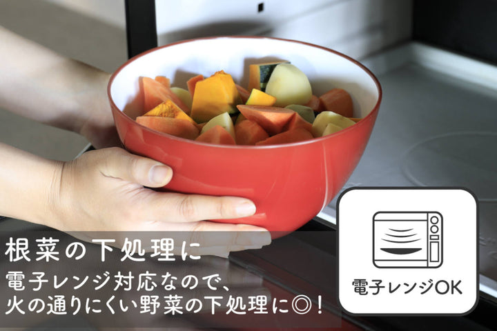 耐熱レンジボウル14cmatomico電子レンジ食洗機対応