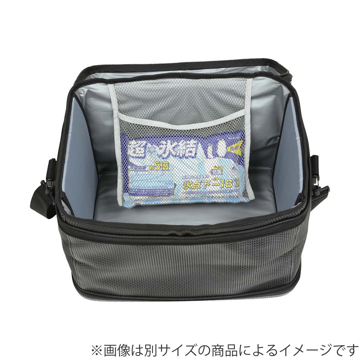 保冷バッグ 12L メッシュポケット付 スーパーコールドクーラーバッグ
