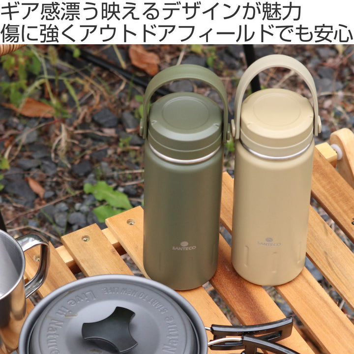 水筒 380ml 保温 保冷 SANTECO KOYAボトル マグ -3