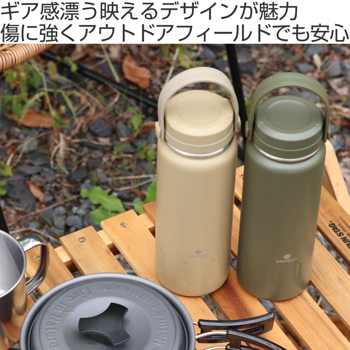 水筒 500ml 保温 保冷 SANTECO KOYAボトル マグ -3