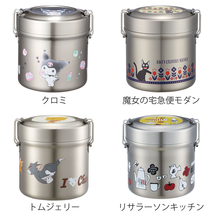 弁当箱 保温 丼 600ml 抗菌 真空ステンレス 保温弁当箱 キャラクター -3