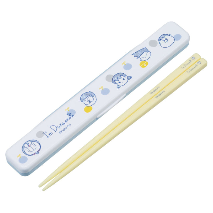 箸箱セット 抗菌 箸 18cm 音の鳴らない ドラえもん タケコプター -1