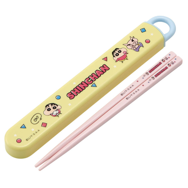 箸箱セット 抗菌 箸 16.5cm 音の鳴らない クレヨンしんちゃん23 -1