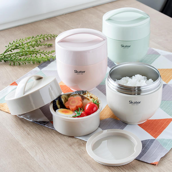 お弁当箱 540ml 超軽量保温丼 ランチジャー くすみカラー -17