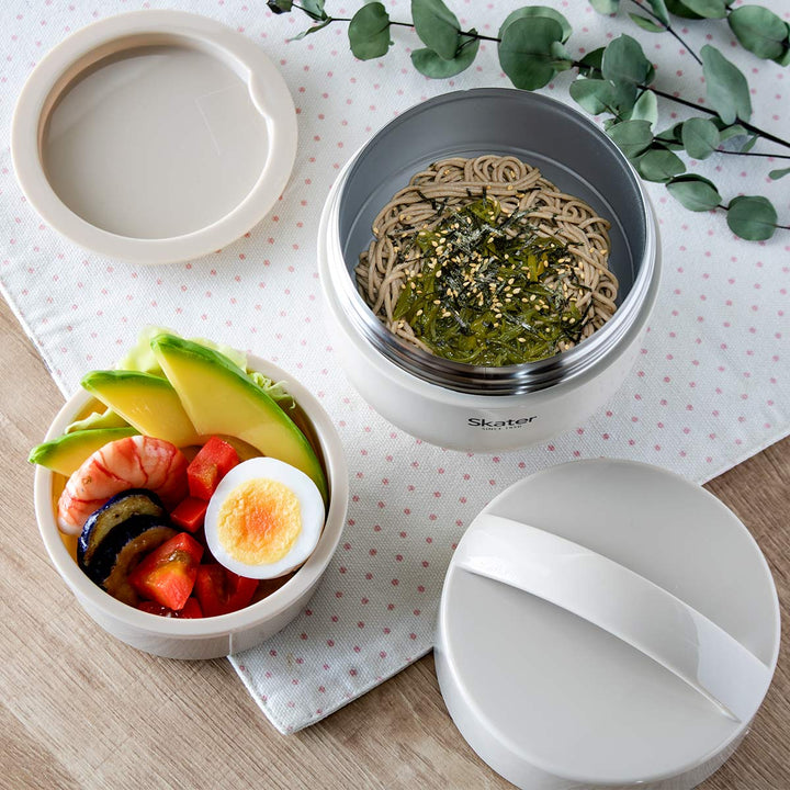 お弁当箱 540ml 超軽量保温丼 ランチジャー くすみカラー -6