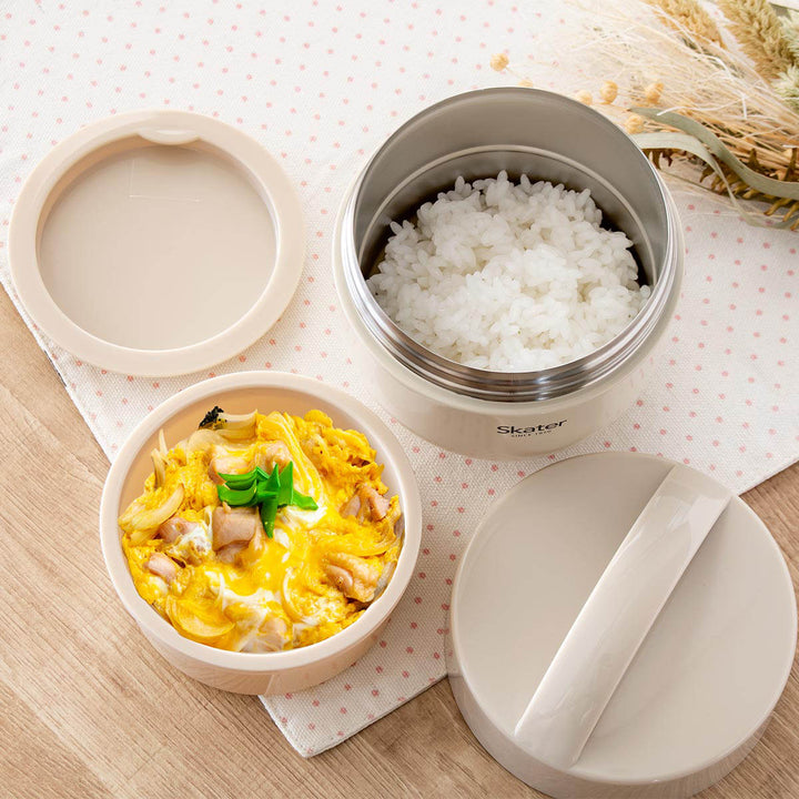 お弁当箱 540ml 超軽量保温丼 ランチジャー くすみカラー -8