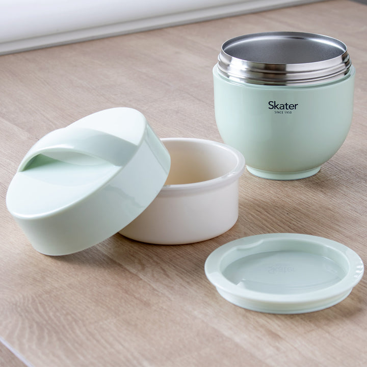 お弁当箱 540ml 超軽量保温丼 ランチジャー くすみカラー -9