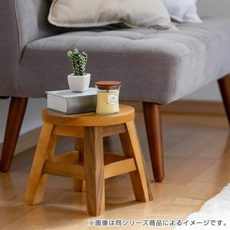 スツール ナマケモノ 木製 天然木 丸椅子 -18