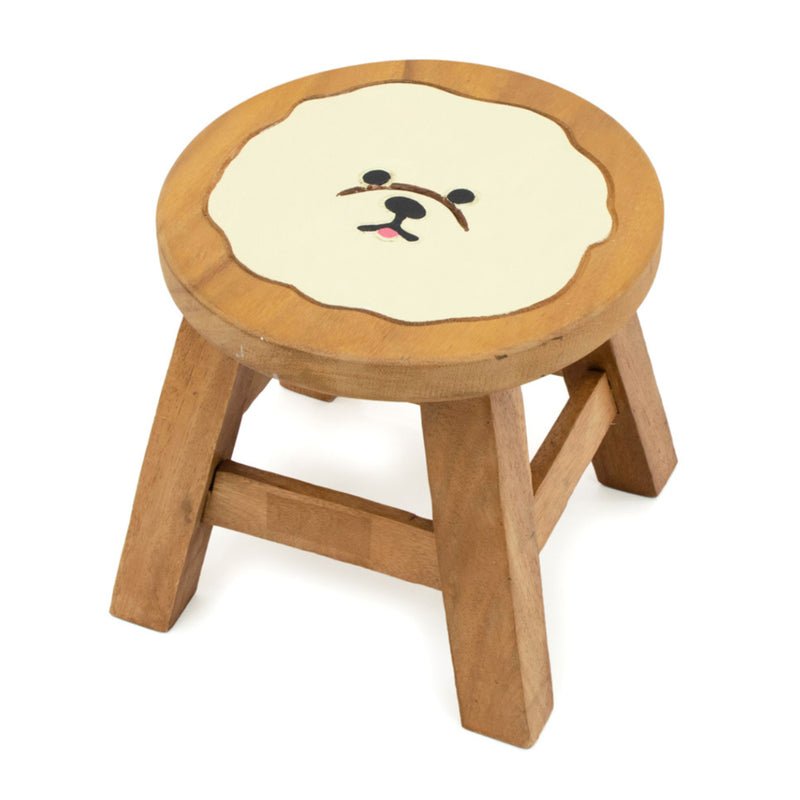 スツール ビションフリーゼ 木製 天然木 丸椅子 -21