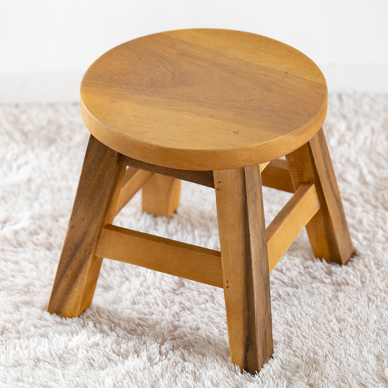 スツール プレーン 木製 天然木 丸椅子 -13