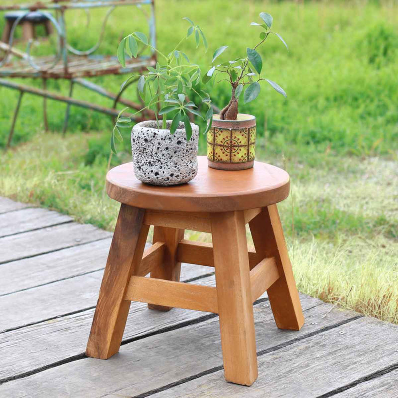 スツール プレーン 木製 天然木 丸椅子 -19