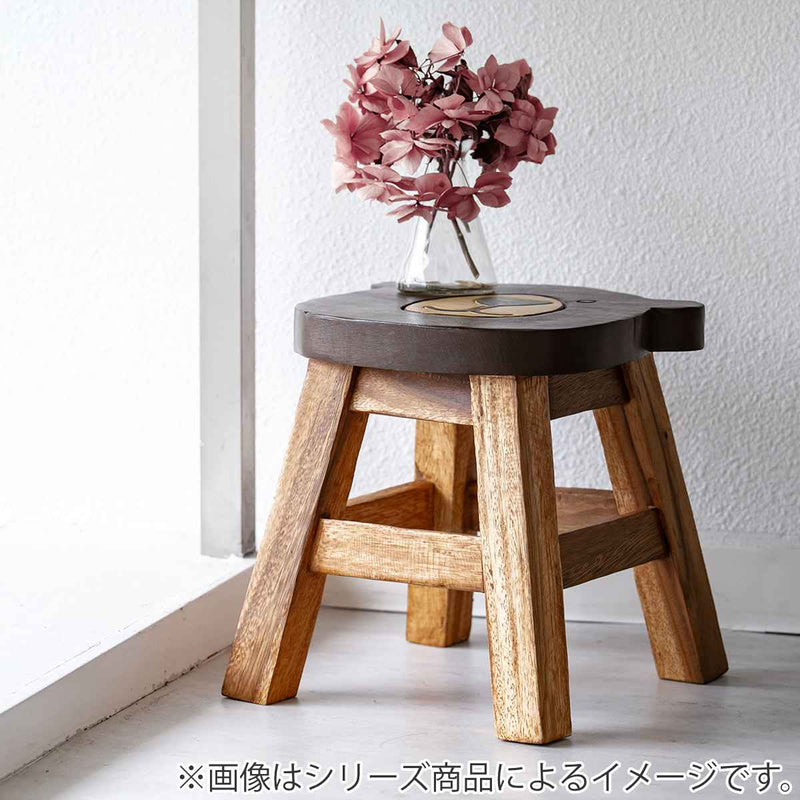 スツール カエル 木製 天然木 丸椅子 -13