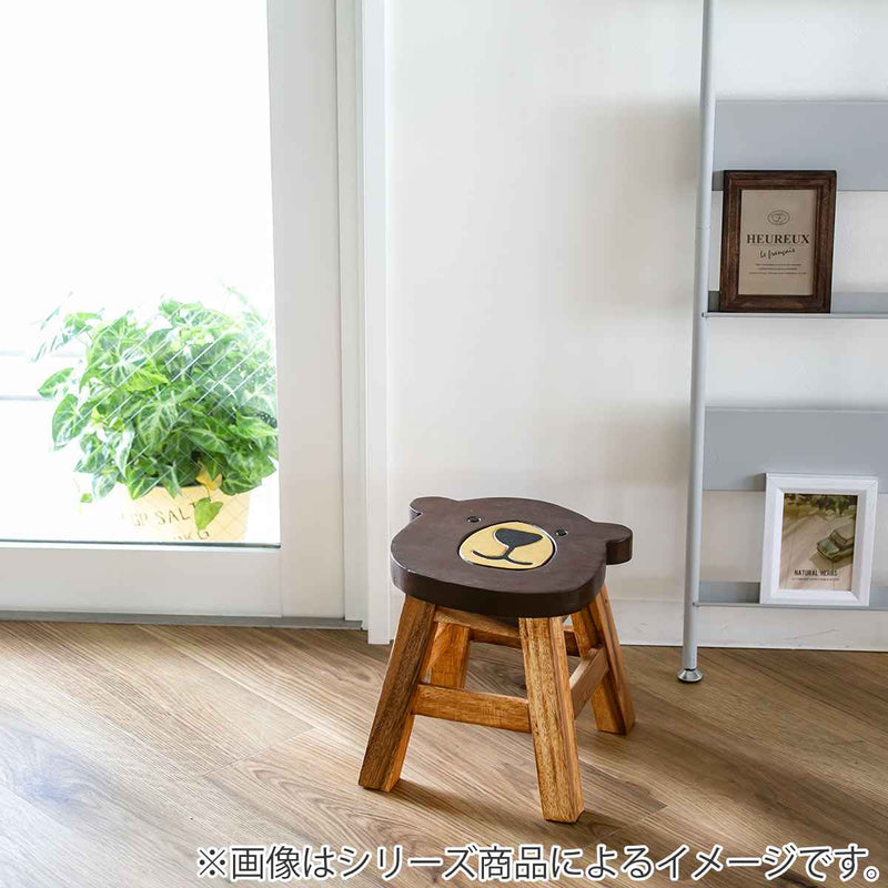 スツール カエル 木製 天然木 丸椅子 -14