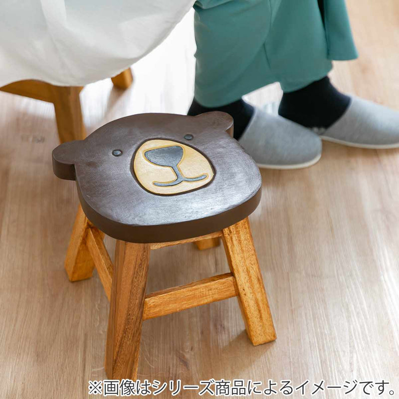 スツール カエル 木製 天然木 丸椅子 -9