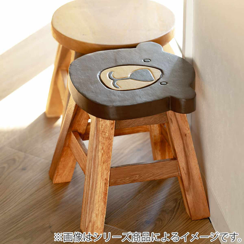スツール カエル 木製 天然木 丸椅子 -10