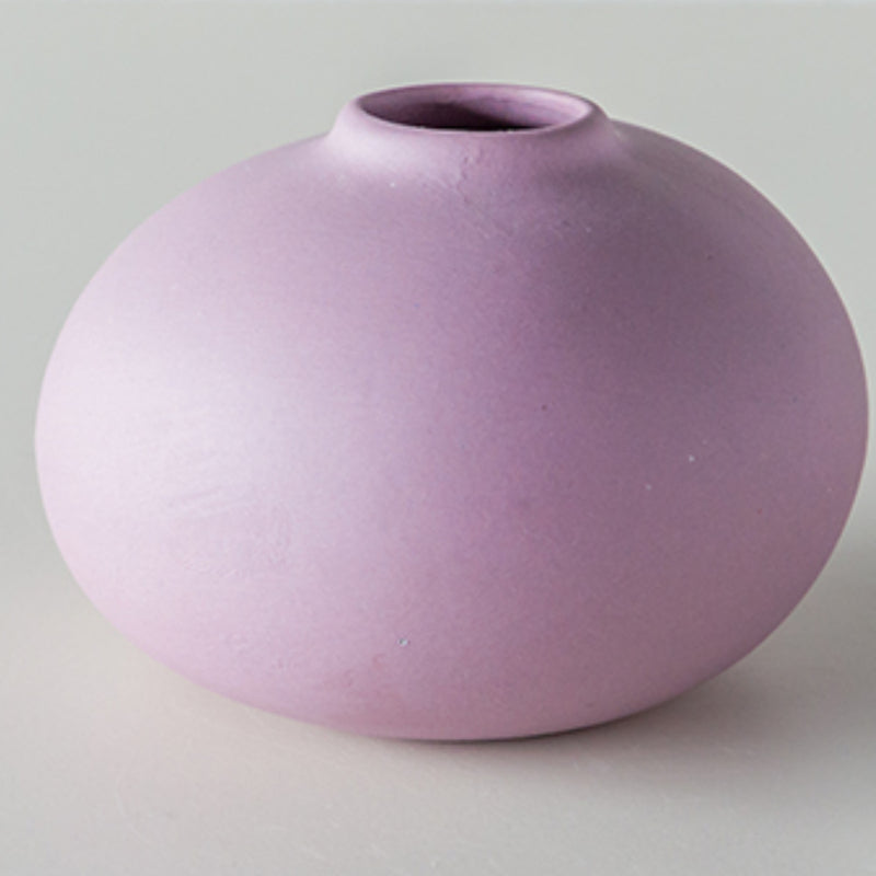 花瓶AYAフラワーベースラウンド陶器