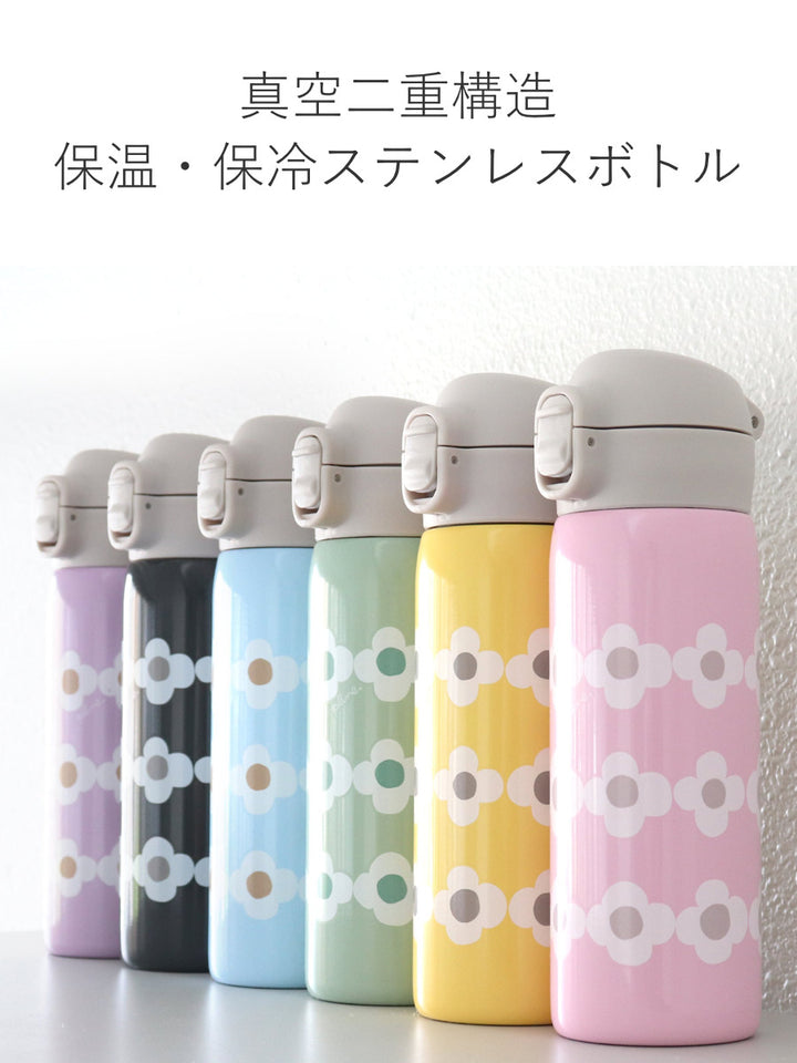 水筒マグ480mlPlune保冷保温ワンタッチマグボトル